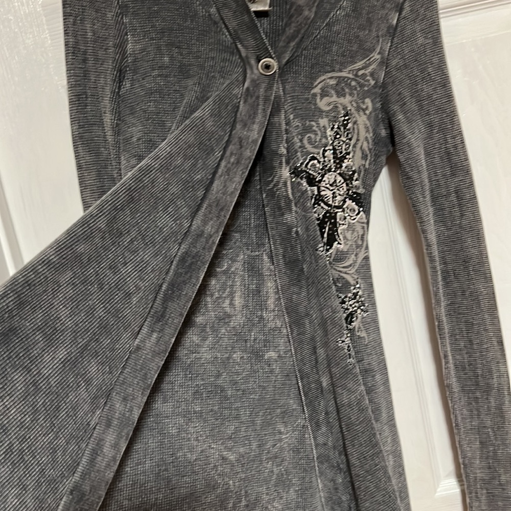 Cardigan vintage cross theme